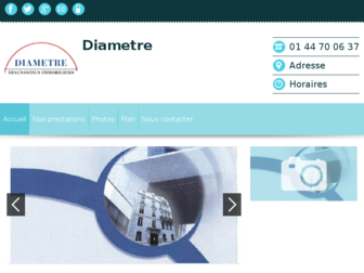 diametre.net website preview