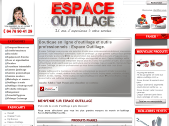 espaceoutillage.com website preview
