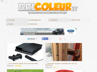 bricoleur.tv website preview