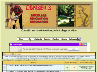 bricolage.forumactif.fr website preview
