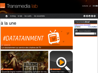 transmedialab.org website preview
