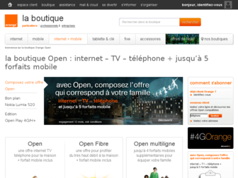 open.orange.fr website preview