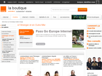 travel.orange.fr website preview