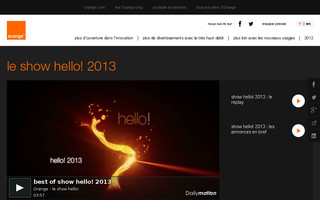 hello.orange.com website preview