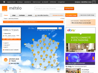 meteo.orange.fr website preview