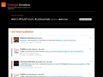 timeline.orange.com website preview
