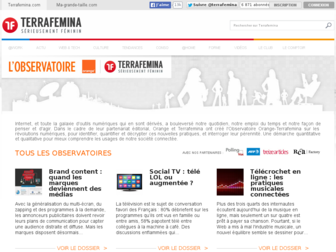 observatoireorange.terrafemina.com website preview