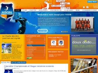 orange-volley.fr website preview
