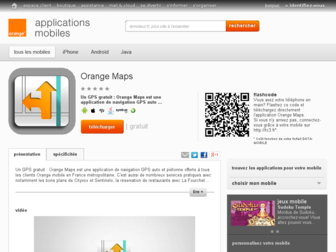 gps.orange.fr website preview