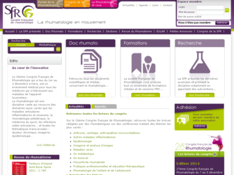 sfr.larhumatologie.fr website preview