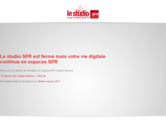 lestudio.sfr.fr website preview
