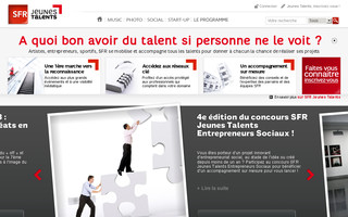 sfrjeunestalents.fr website preview