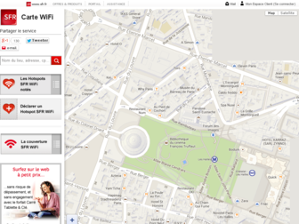cartewifi.sfr.fr website preview