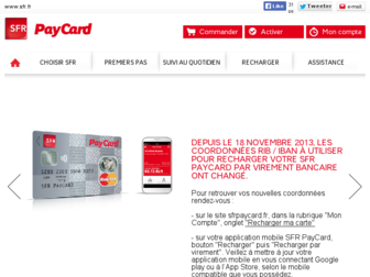 sfrpaycard.fr website preview