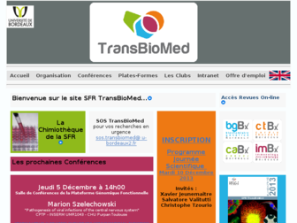 transbiomed.u-bordeaux2.fr website preview