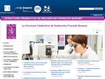 sfrsante.univ-nantes.fr website preview