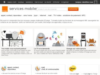 services-mobiles.orange.fr website preview