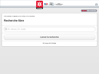 mobile.onisep.fr website preview