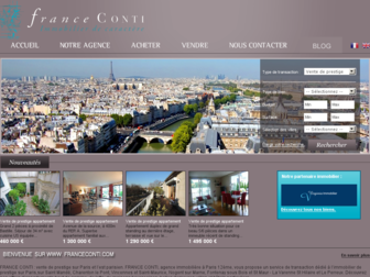 franceconti.com website preview