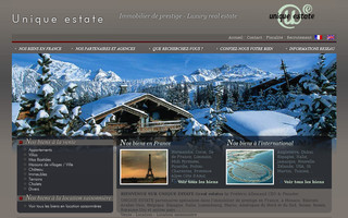 uniqueestate.com website preview