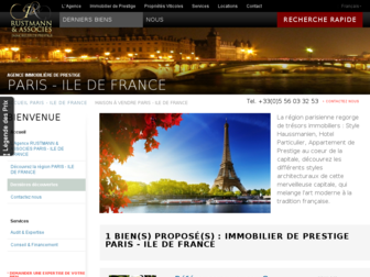 paris-immobilier.rustmann-et-associes.com website preview