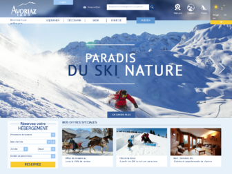 avoriaz.com website preview