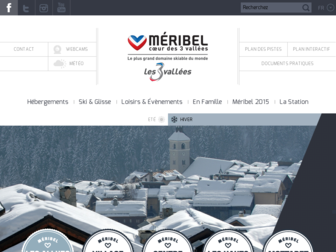 meribel.net website preview