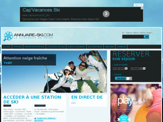 annuaire-ski.com website preview