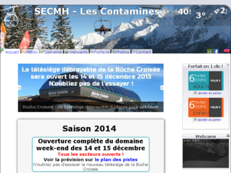 lescontamines.net website preview