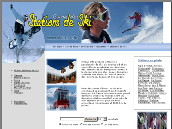 skieur.info website preview