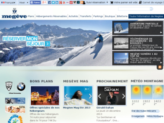 megeve.com website preview