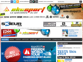 skieur.com website preview