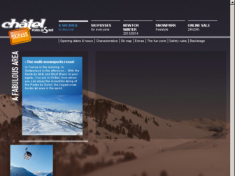 skipass.chatel.com website preview