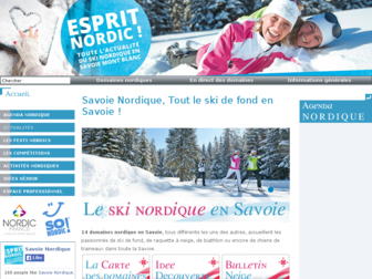 savoienordique.fr website preview