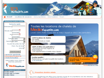 123skichalets.com website preview