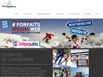 montgenevre.com website preview