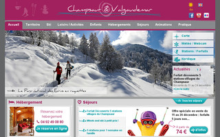 champsaur-valgaudemar.com website preview