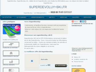 superdevoluy-ski.fr website preview