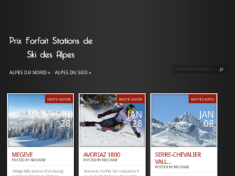 forfait-ski-alpes.fr website preview