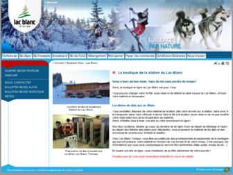 lac-blanc.fr website preview