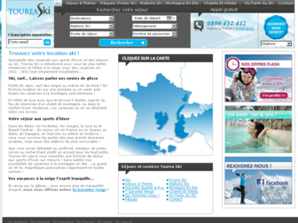 tourea-ski.com website preview
