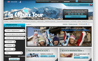 laclusaz-tour.com website preview