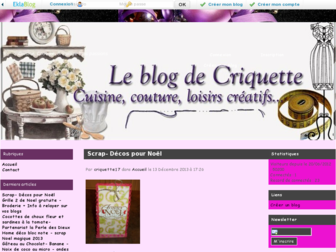 leblogdecriquette.eklablog.com website preview