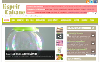 espritcabane.com website preview