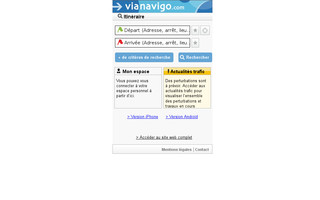 m.vianavigo.com website preview