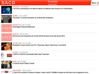 mobile.sacd.fr website preview