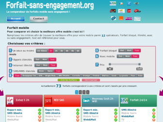 forfait-sans-engagement.org website preview