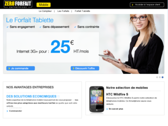 entreprises.zeroforfait.fr website preview