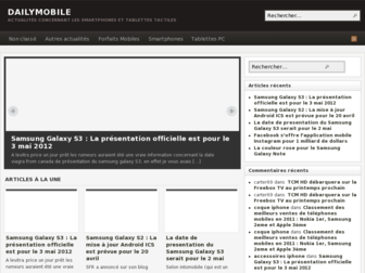 dailymobile.fr website preview