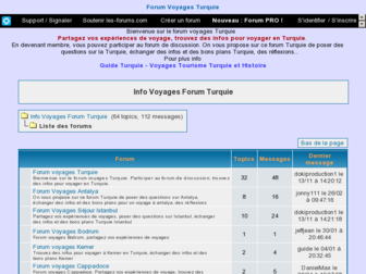 turquie.les-forums.com website preview